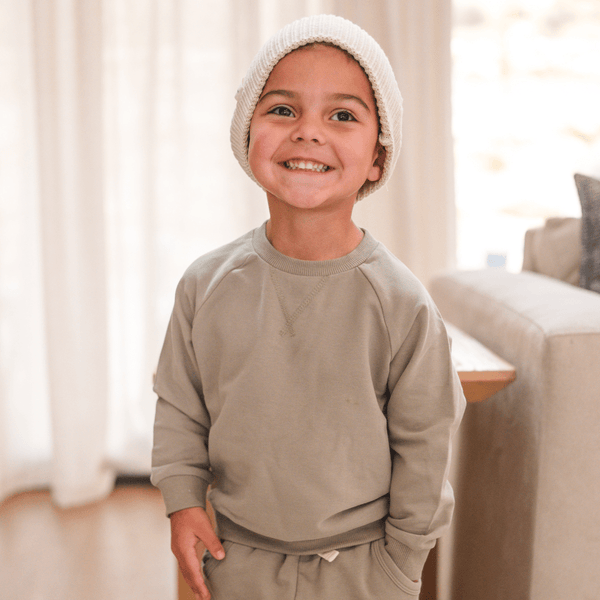 Organic Cotton Jogger Set | Sage