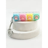 Paw Light Up Clicker Keyboard Keychain Fidget Toy
