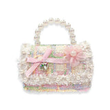 Pastel Tweed Purse