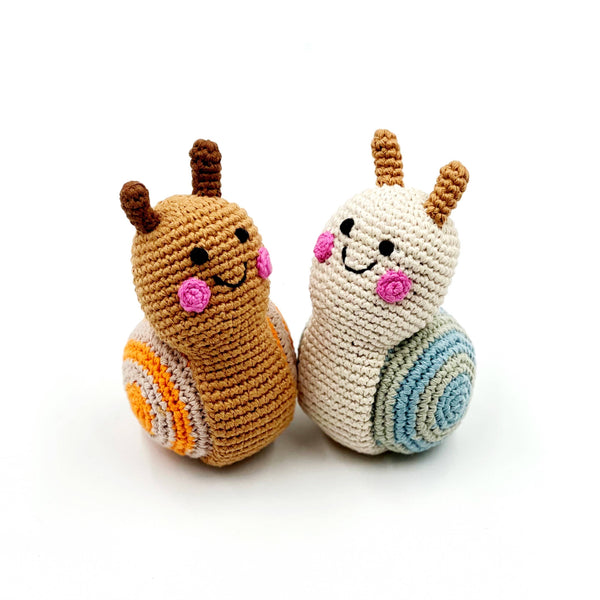 Baby Snail Rattle – Garden-Themed Toy