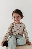 Dirt Bikes Raglan Sweatshirt